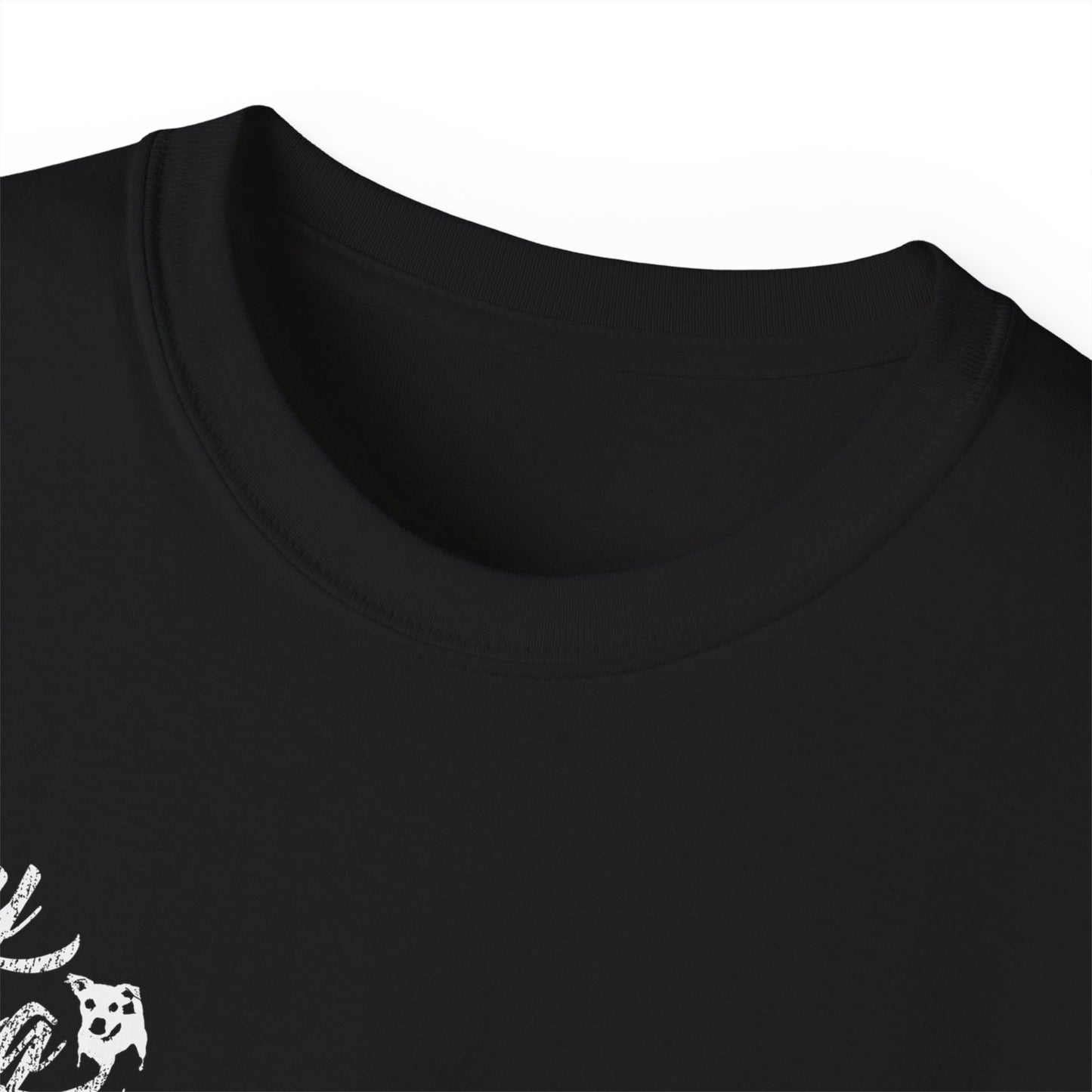 UK Buyers only - Lucky Dog Custom Guitars Eagle Label T-shirt black Guitar Telecaster Lightning Greaser Rock-n-Roll flag USA Nashville