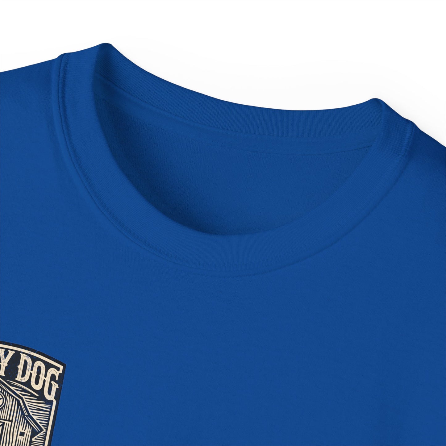 Lucky Dog Guitars "Barn Built" Tennessee T-shirt Mountain Hollow moon outdoors vintage Ford pickup truck custom guitar USA