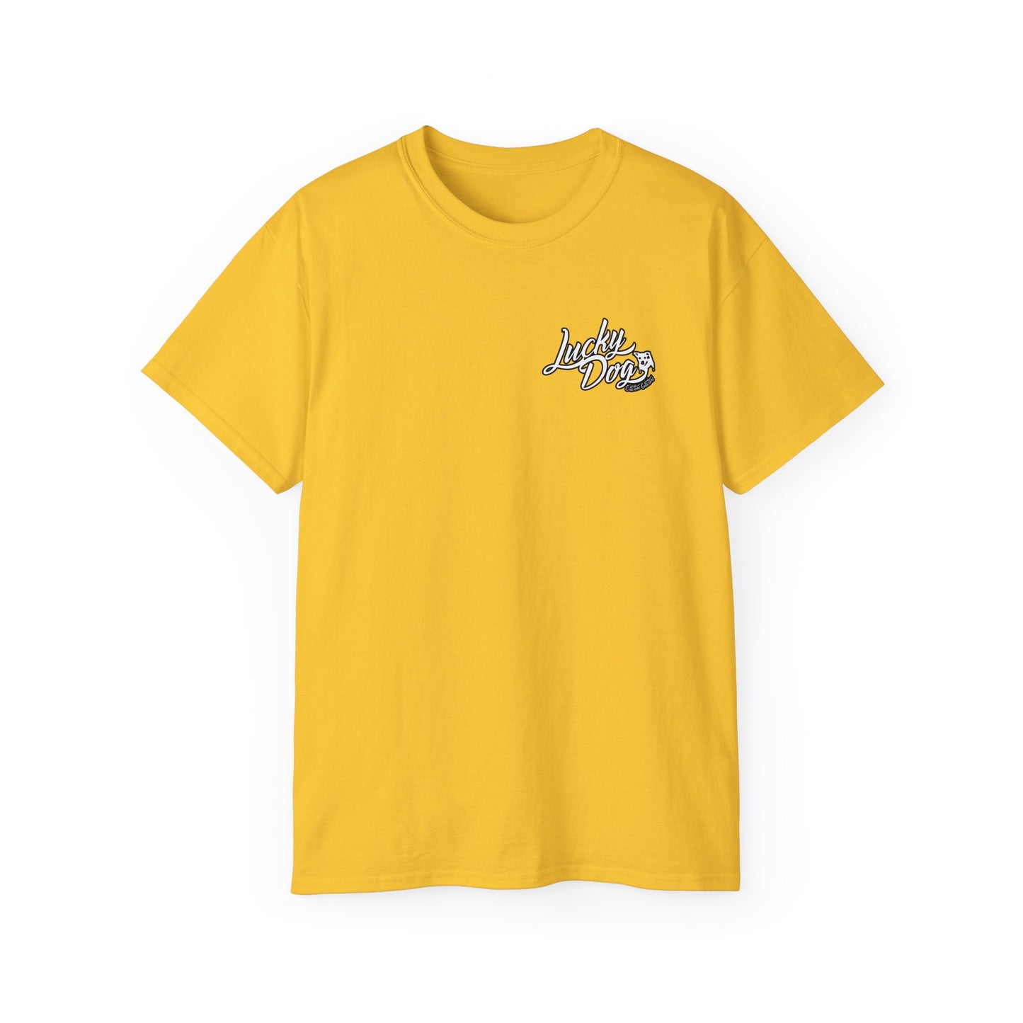 Lucky Dog Guitar Ranch Surf Rodeo Shirt Retro 80's Buckin' Bronco Guitars Beach Country Music Vintage USA