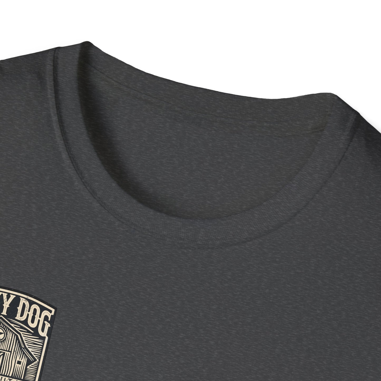 Canada buyers only-Lucky Dog Guitars "Barn Built" Tennessee T-shirt Mountain Hollow moon outdoors vintage Ford pickup truck custom guitar