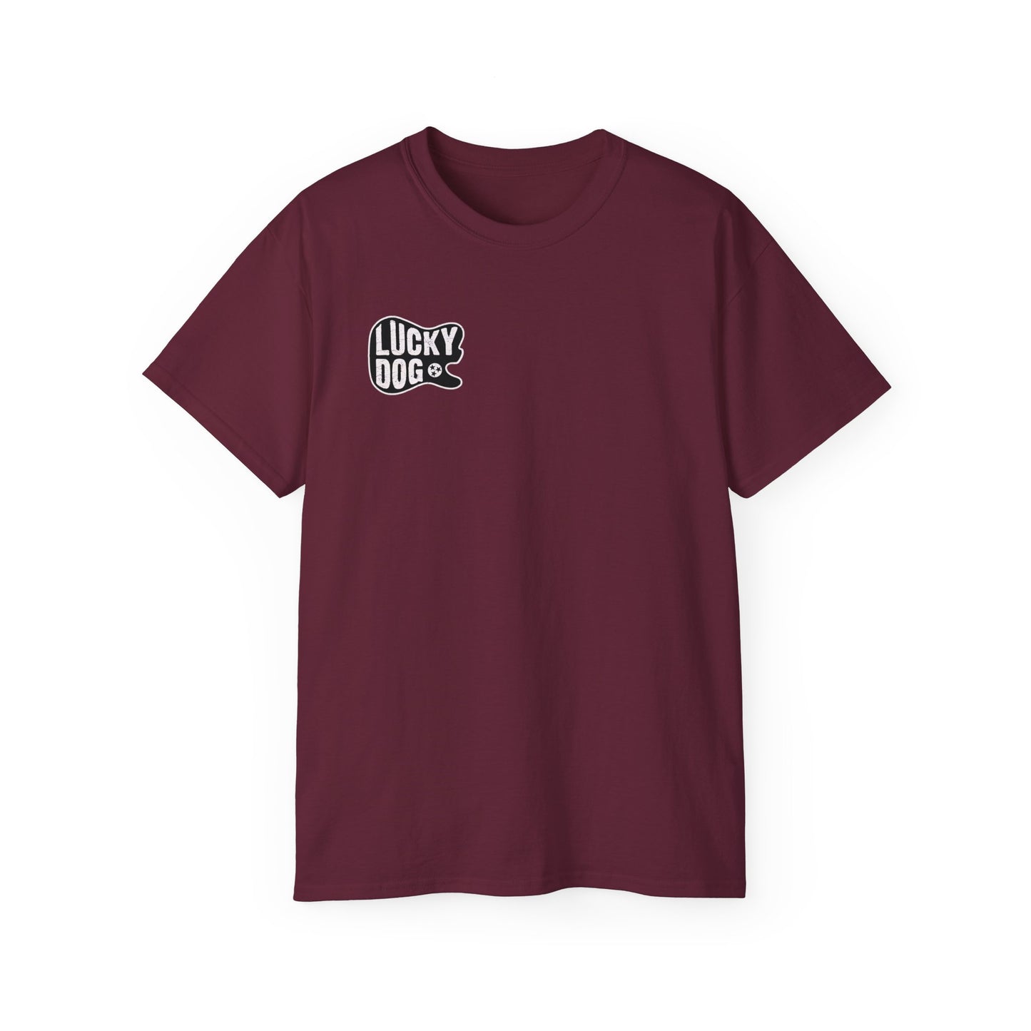 Lucky Dog Guitars Tone of The Future Rock-n-Roll T-shirt Delorean Guitar Vintage Back To Country Outlaw Nashville TN Tennessee Mcfly USA