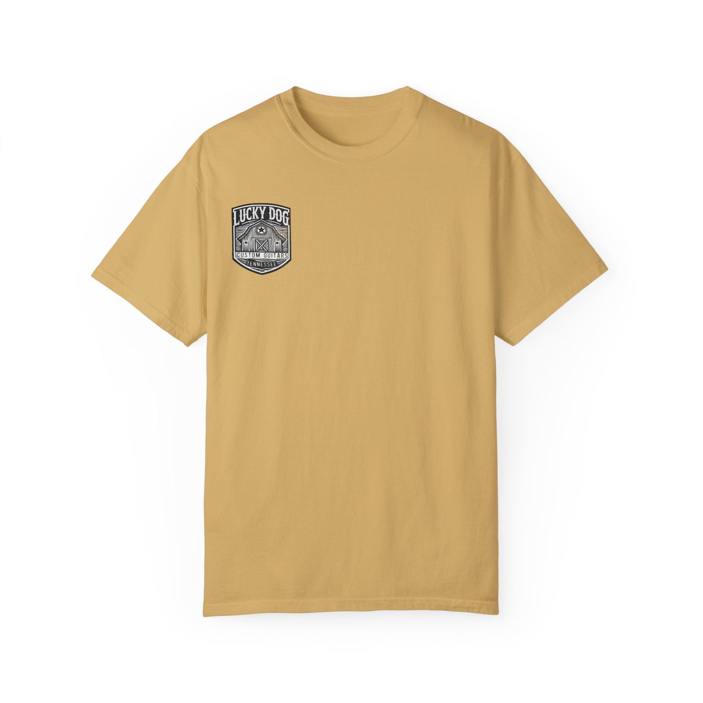 Lucky Dog 2024 Premium Comfort Colors Barn Built Eagle Tee Mountain Hollow Guitars Barn Honky Tonk T-shirt Tennessee USA