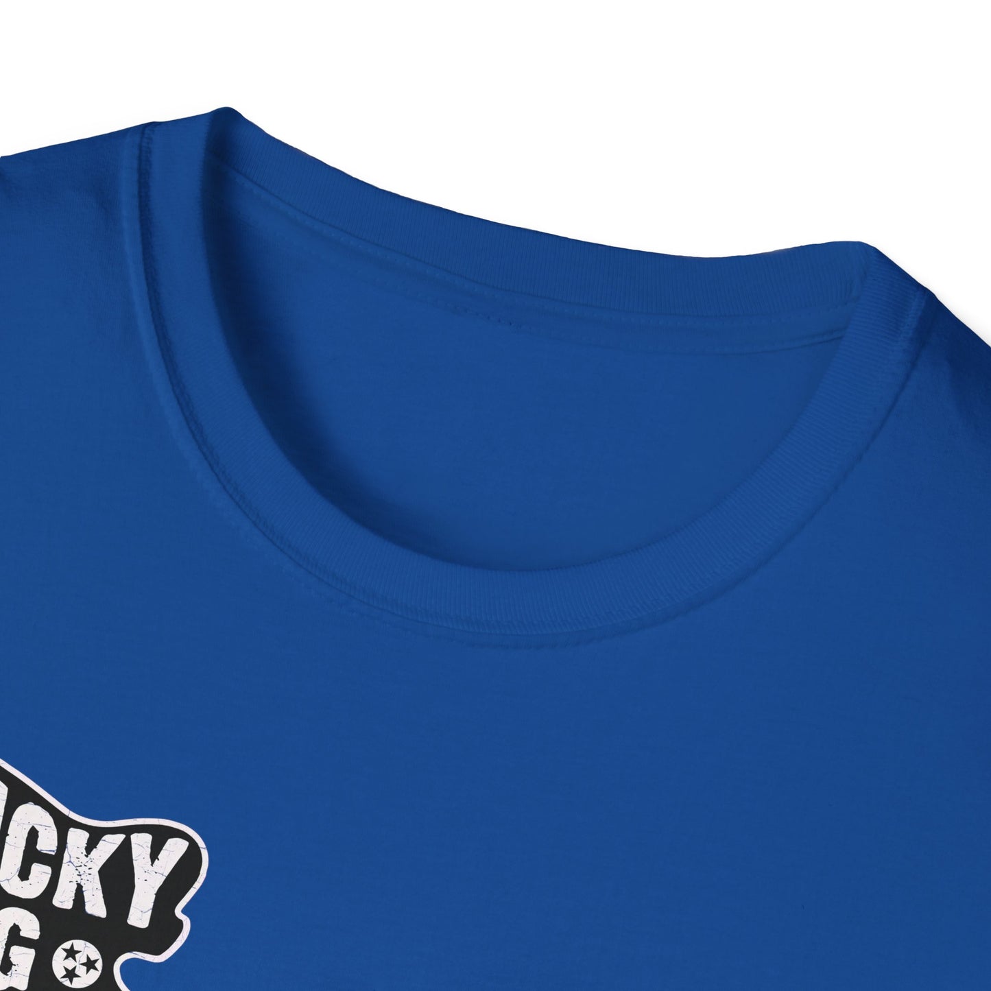 Canada BUYERS ONLY- Lucky Dog Guitars T-shirt Tennessee Mountains Custom Band Concert Hiking Nature BigFoot Big Foot Camping Ford Chevy
