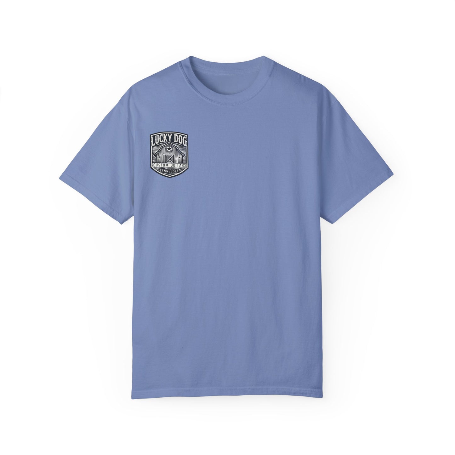 Lucky Dog 2024 Premium Comfort Colors Barn Built Eagle Tee Mountain Hollow Guitars Barn Honky Tonk T-shirt Tennessee USA