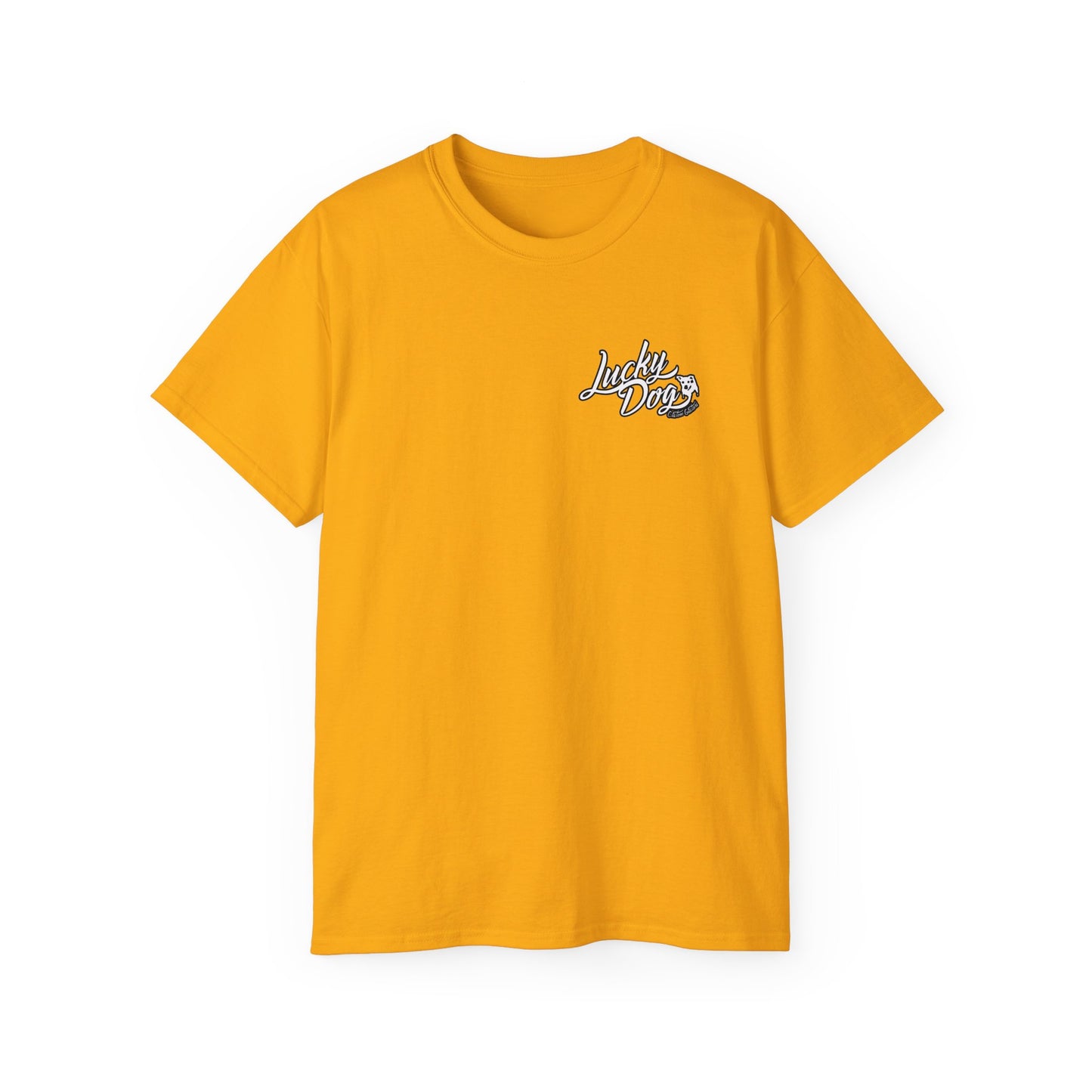 Lucky Dog Guitar Ranch Surf Rodeo Shirt Retro 80's Buckin' Bronco Guitars Beach Country Music Vintage USA