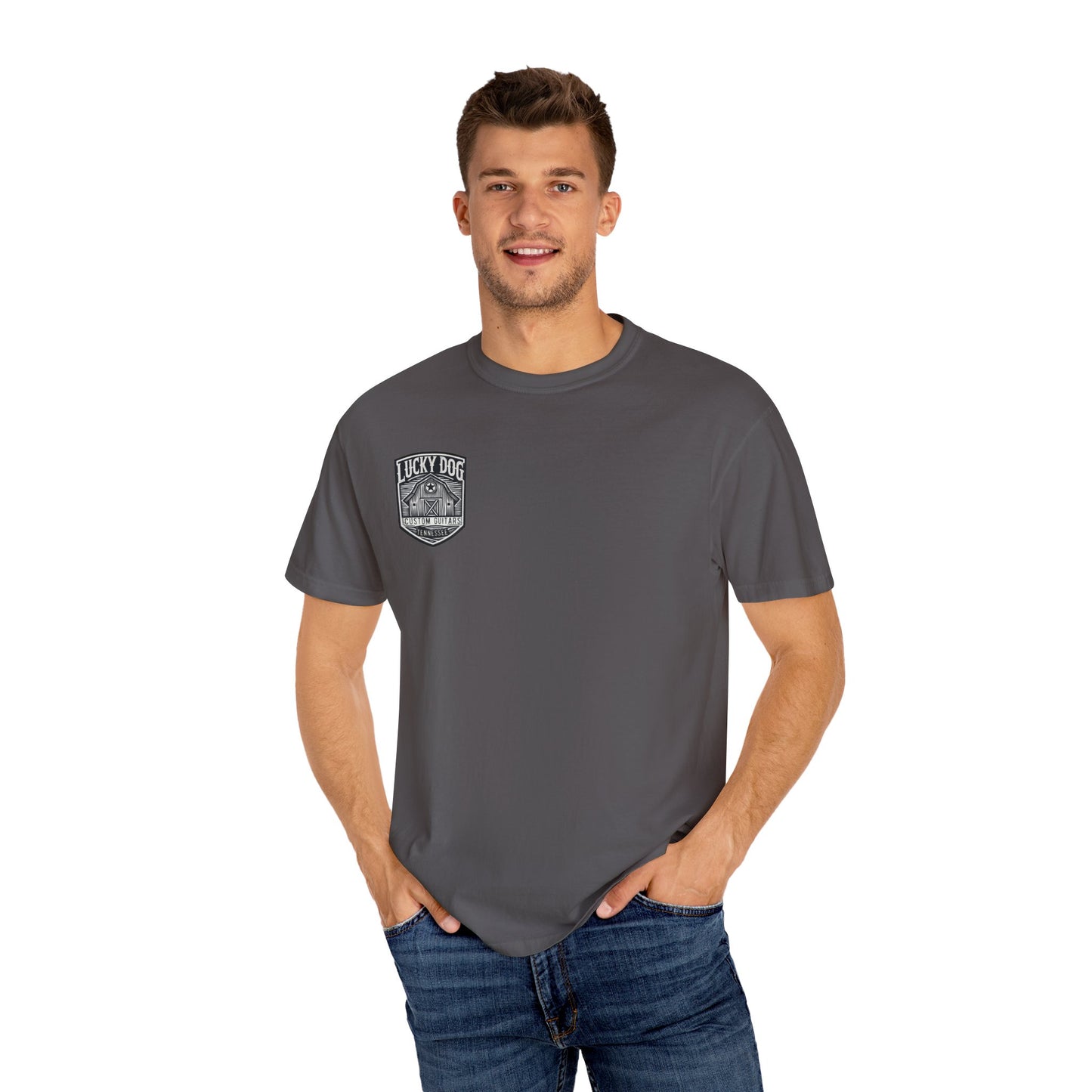 Lucky Dog 2024 Premium Comfort Colors Duke Boys Parody Tee Mountain Hollow Guitars Barn Honky Tonk T-shirt Tennessee Hazzard USA