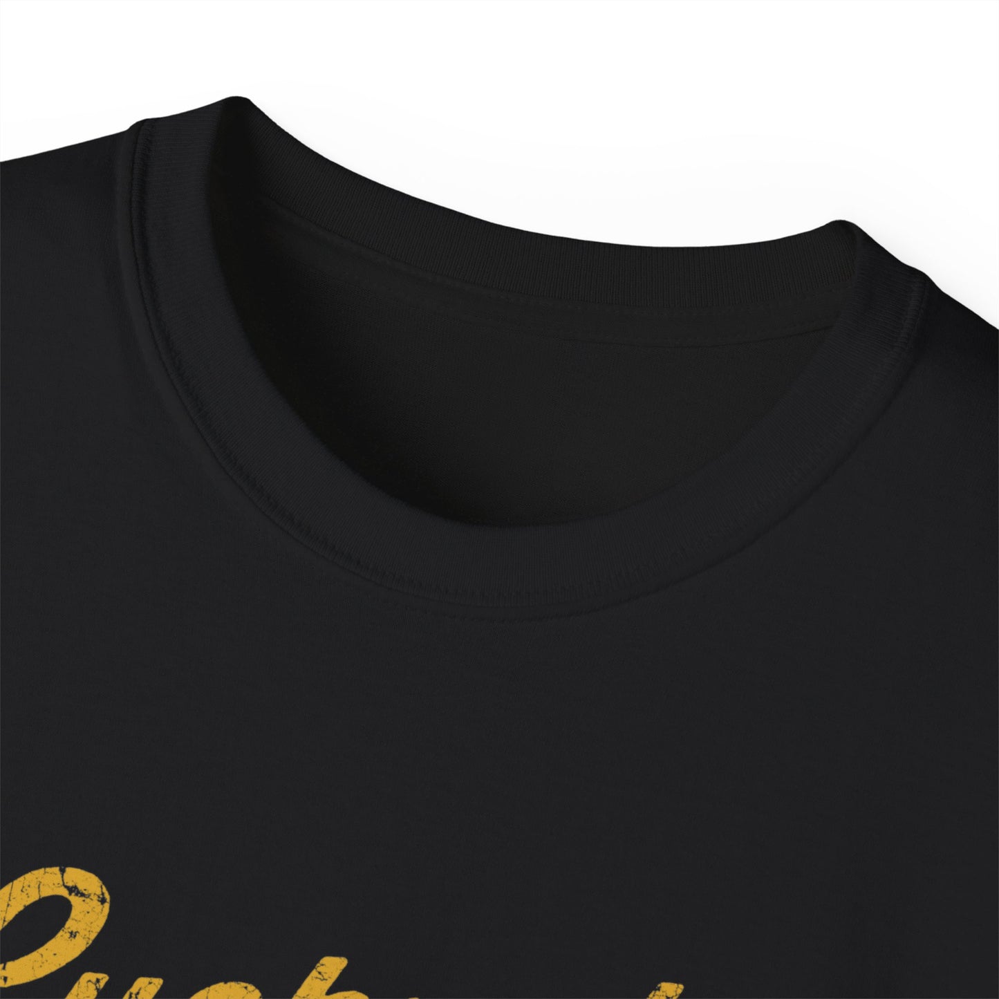 Lucky Dog 2020 (FRONT PRINT) Foothills Mountain Man Guitars Retro T-shirt Custom Guitar Tennessee USA