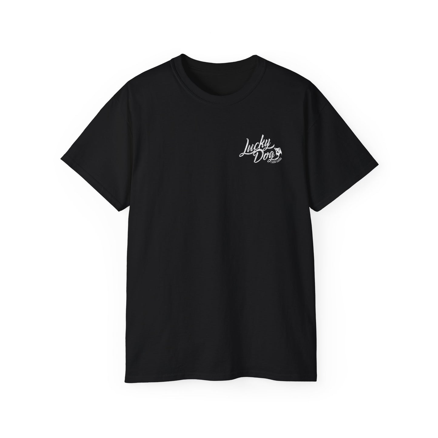 Lucky Dog Guitar Ranch Outlaw Rodeo Shirt Retro 80's Buckin' Bronco Guitars Rockabilly Country Music Vintage USA