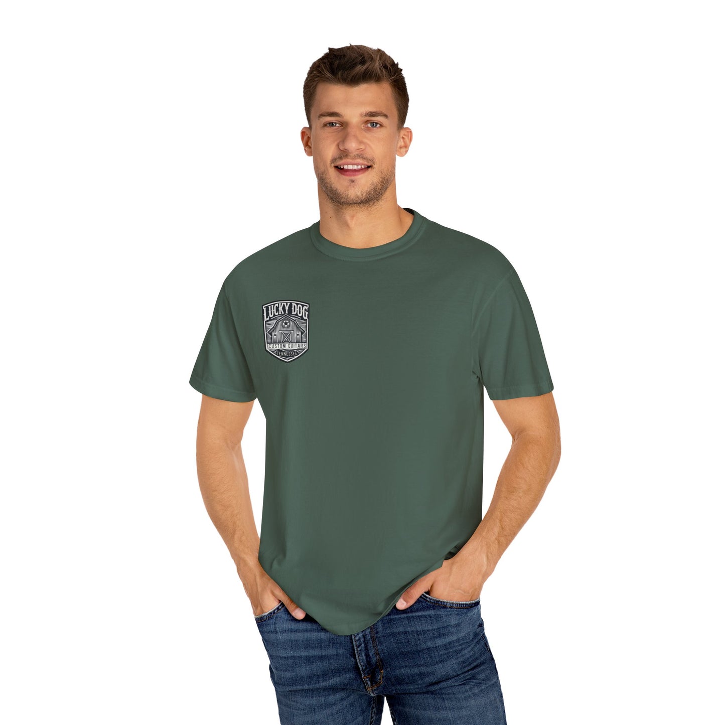 Lucky Dog 2024 Premium Comfort Colors Duke Boys Parody Tee Mountain Hollow Guitars Barn Honky Tonk T-shirt Tennessee Hazzard USA