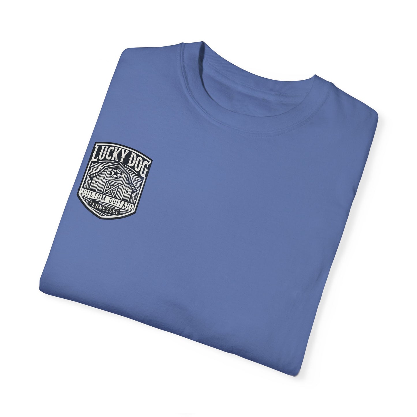 Lucky Dog 2024 Premium Comfort Colors Barn Built Eagle Tee Mountain Hollow Guitars Barn Honky Tonk T-shirt Tennessee USA