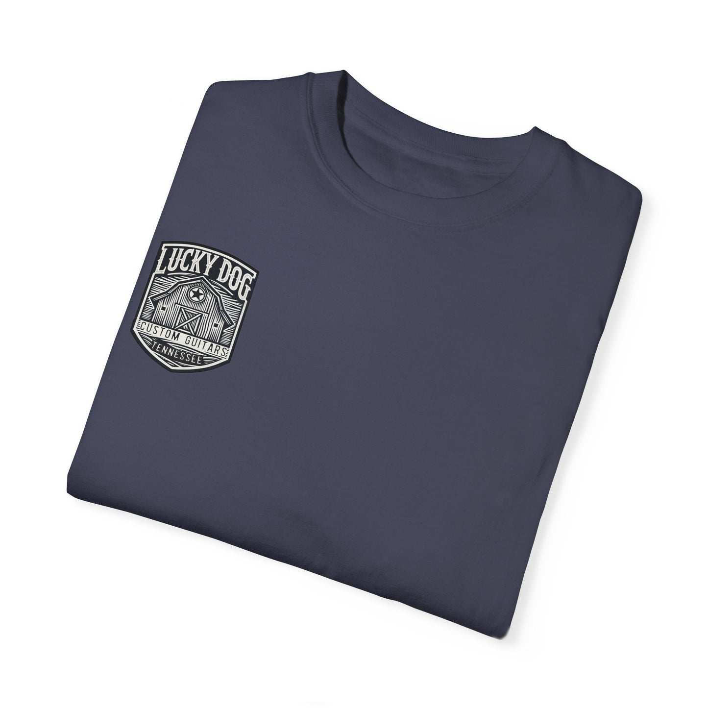 Lucky Dog 2024 Premium Comfort Colors Barn Built Eagle Tee Mountain Hollow Guitars Barn Honky Tonk T-shirt Tennessee USA