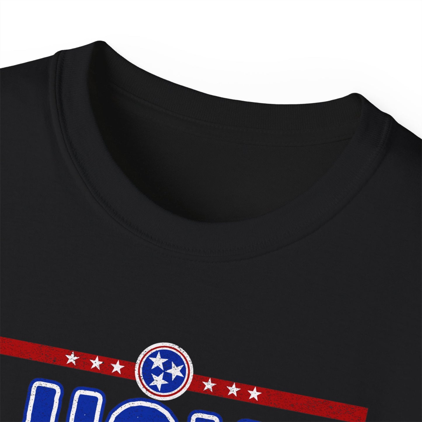 Lucky Dog Guitars 2024 (front) Twang You Can Believe In T-shirt Tennessee Custom Band Country Music Nature Election Big Foot Bluegrass USA