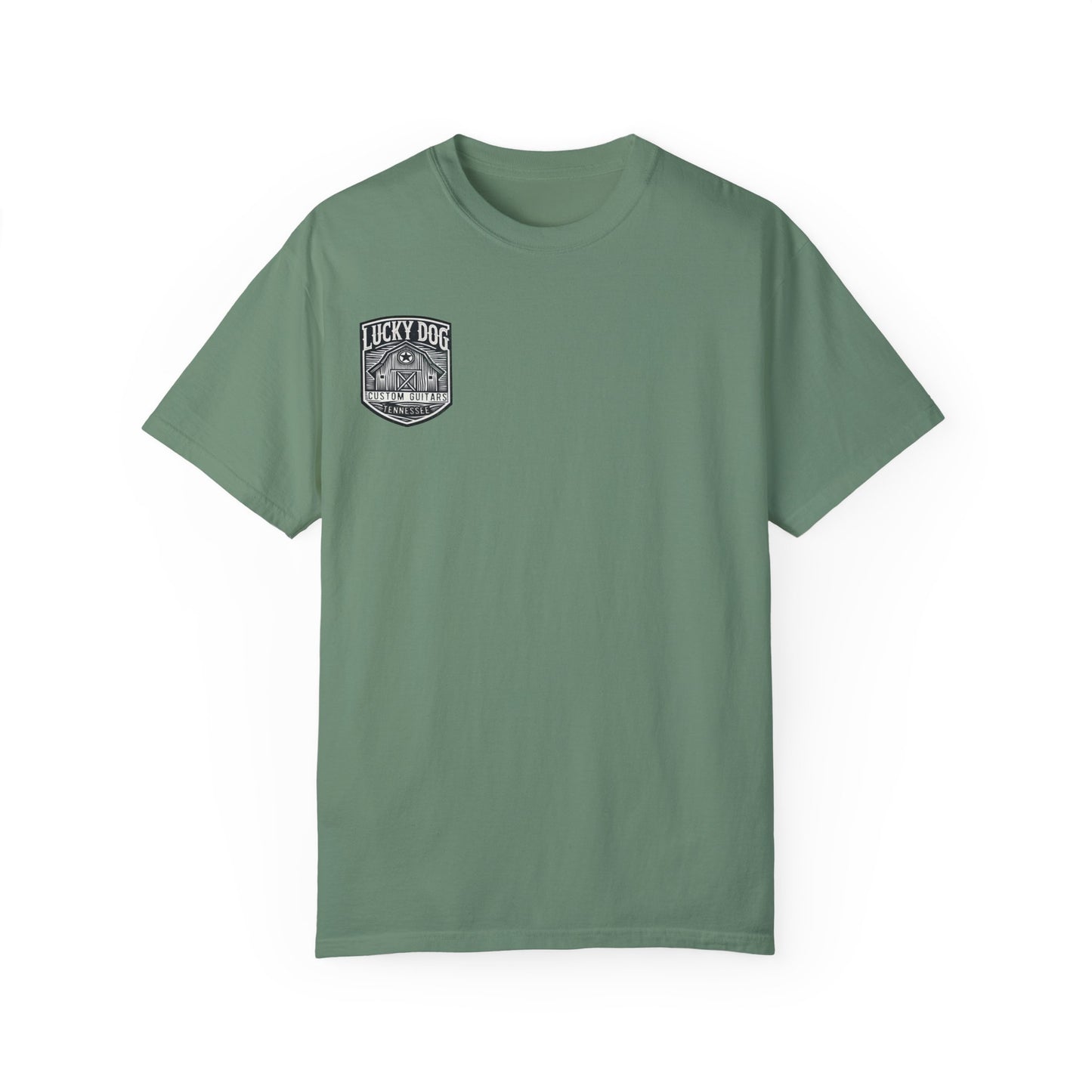 Lucky Dog 2024 Premium Comfort Colors Barn Built Eagle Tee Mountain Hollow Guitars Barn Honky Tonk T-shirt Tennessee USA