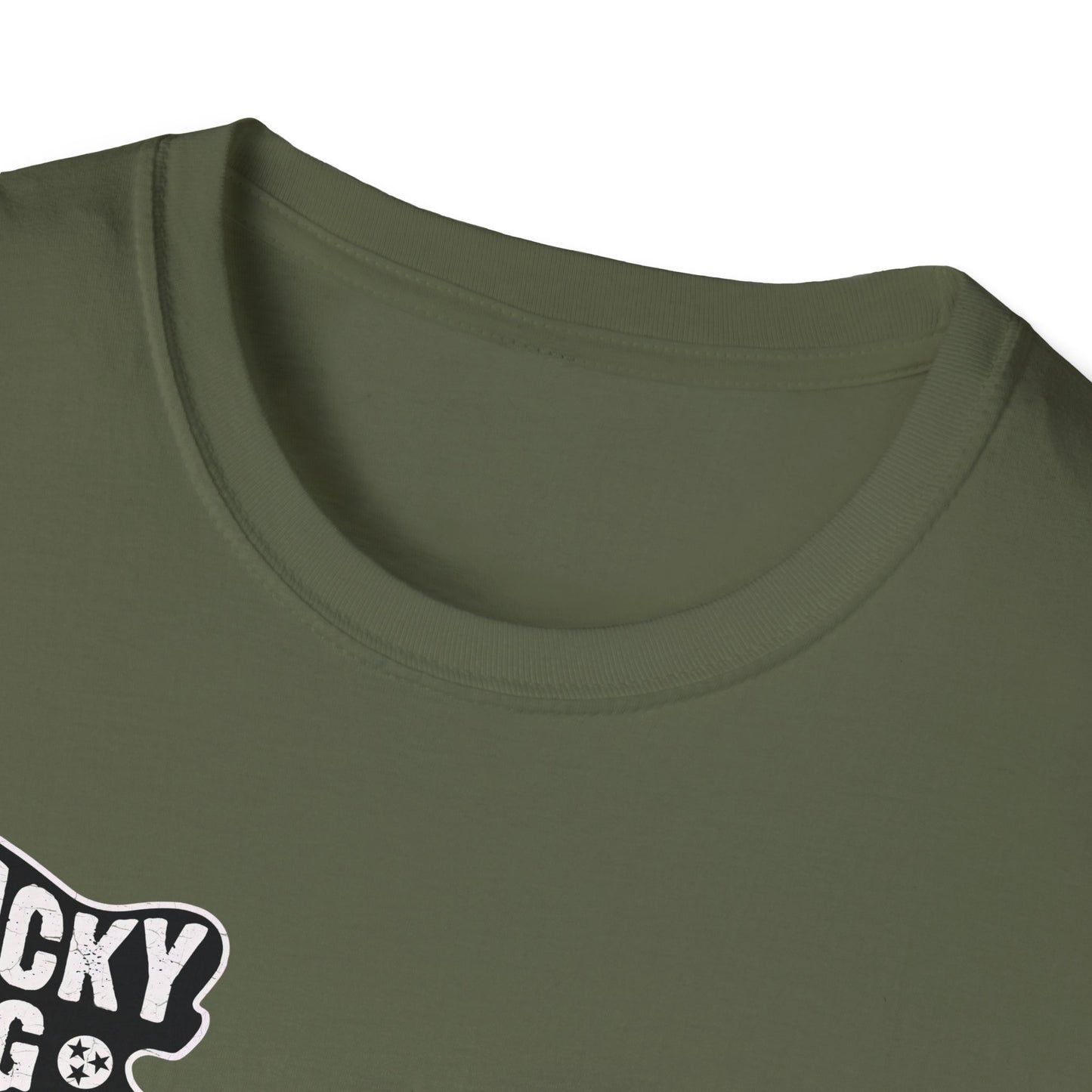 Canada BUYERS ONLY- Lucky Dog Guitars T-shirt Tennessee Mountains Custom Band Concert Hiking Nature BigFoot Big Foot Camping Ford Chevy