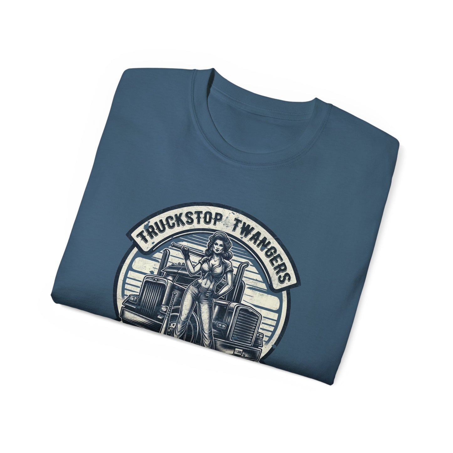 Truckstop Twangers - Nobody Calls Mama a Liar Country music Tennessee T-shirt Mountain Hollow vintage trucker truckstop truck guitar USA