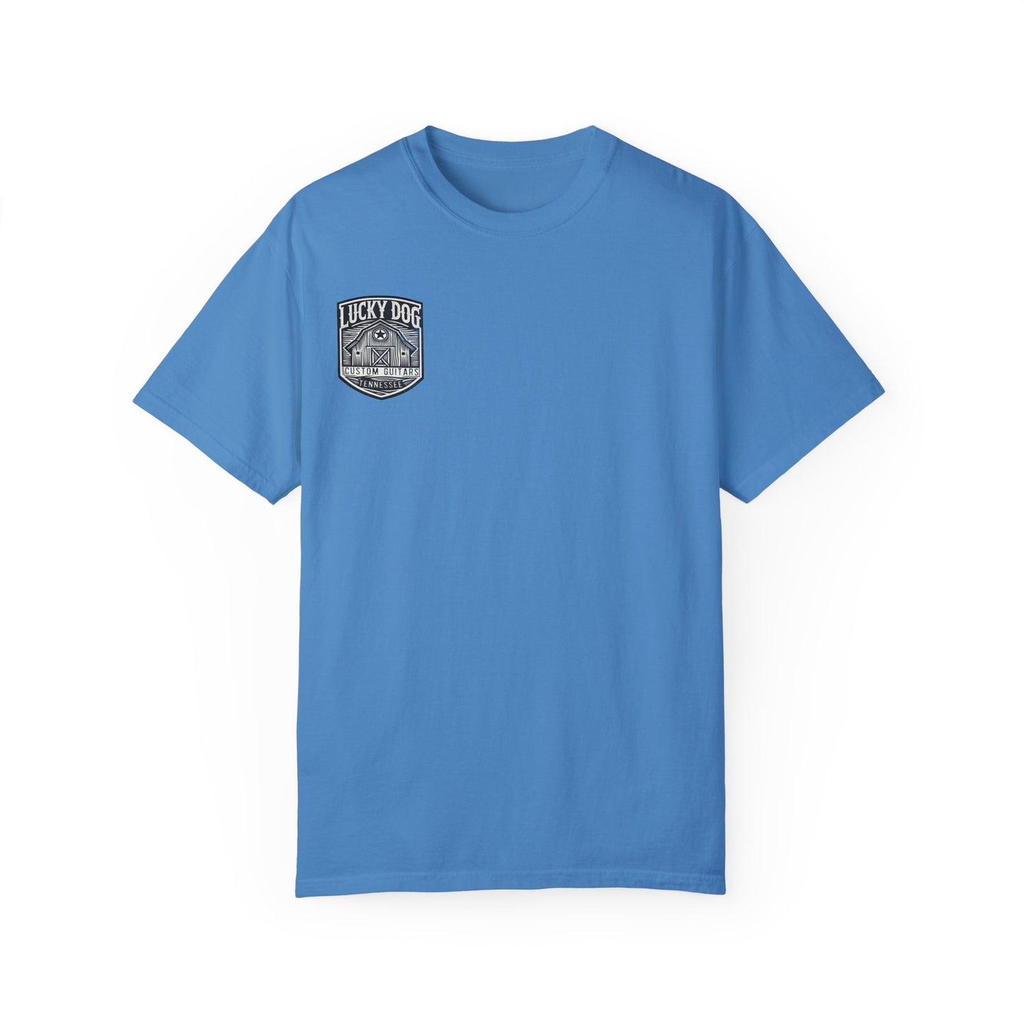 Lucky Dog 2024 Premium Comfort Colors Barn Built Eagle Tee Mountain Hollow Guitars Barn Honky Tonk T-shirt Tennessee USA