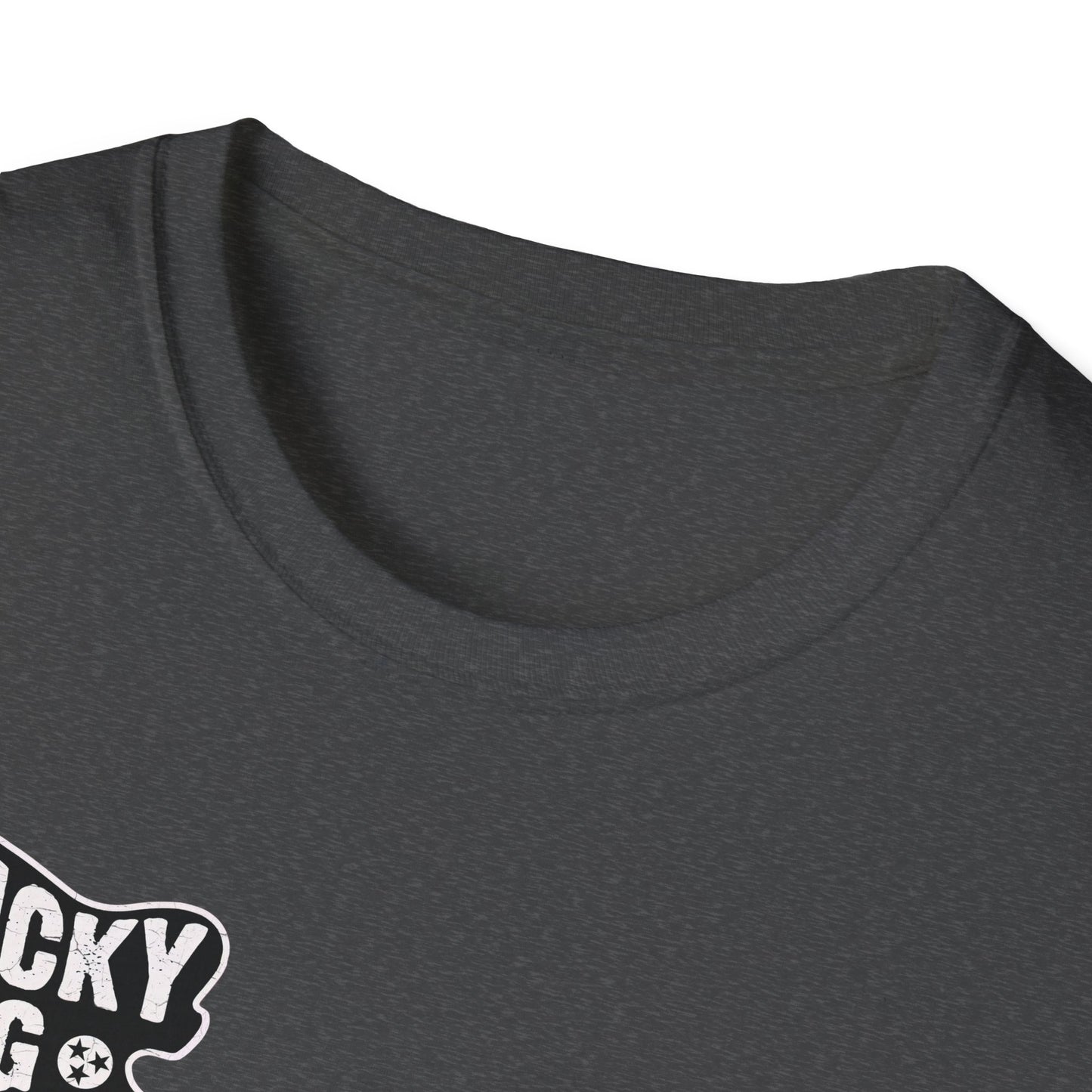 Canada BUYERS ONLY- Lucky Dog Guitars T-shirt Tennessee Mountains Custom Band Concert Hiking Nature BigFoot Big Foot Camping Ford Chevy