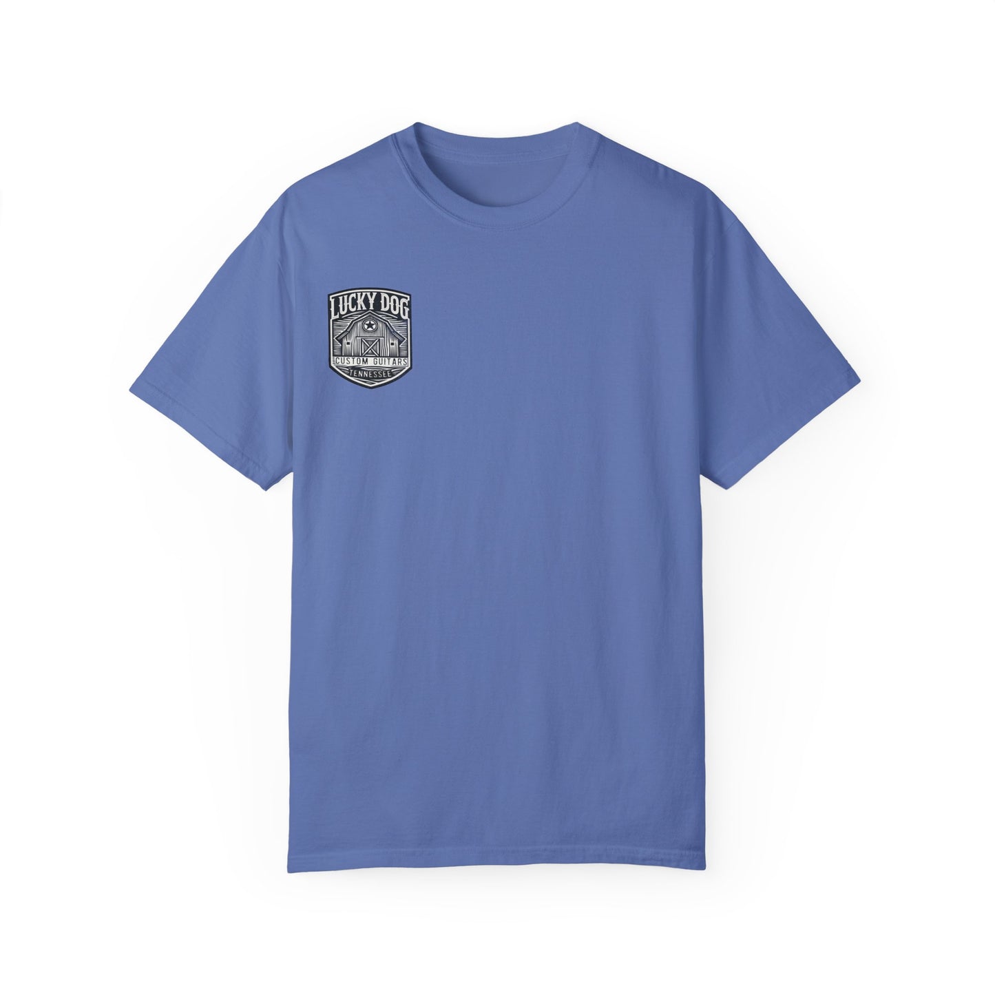 Lucky Dog 2024 Premium Comfort Colors Barn Built Eagle Tee Mountain Hollow Guitars Barn Honky Tonk T-shirt Tennessee USA
