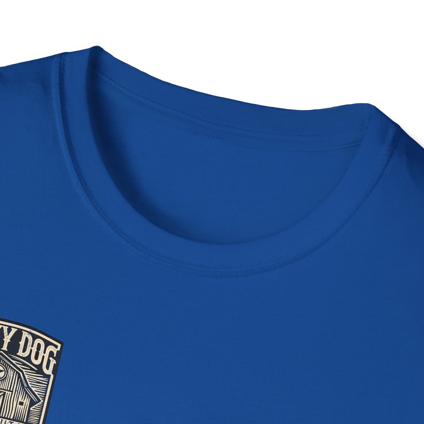 Canada buyers only-Lucky Dog Guitars "Barn Built" Tennessee T-shirt Mountain Hollow moon outdoors vintage Ford pickup truck custom guitar