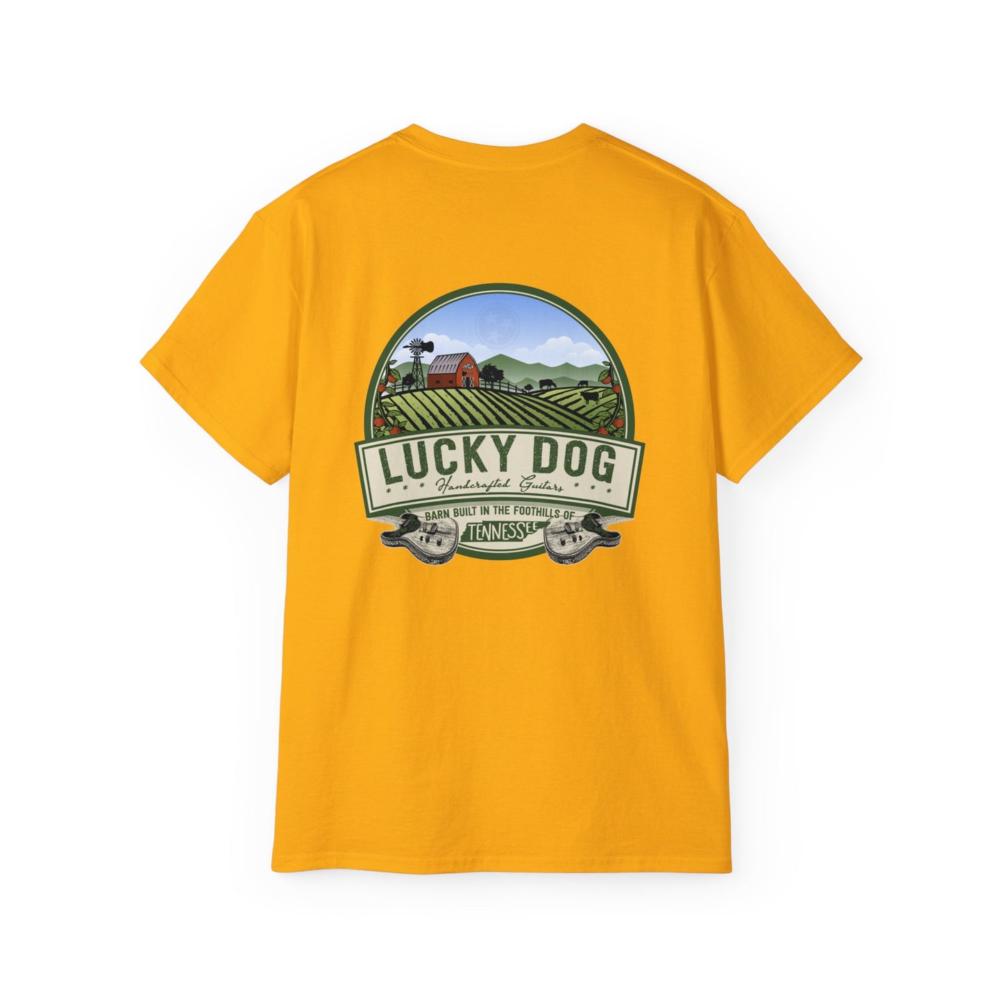 Copy of Lucky Dog Guitars GILDAN Barn Built Tennessee Custom Farm Country Outlaw Nashville TN Tennessee Yee