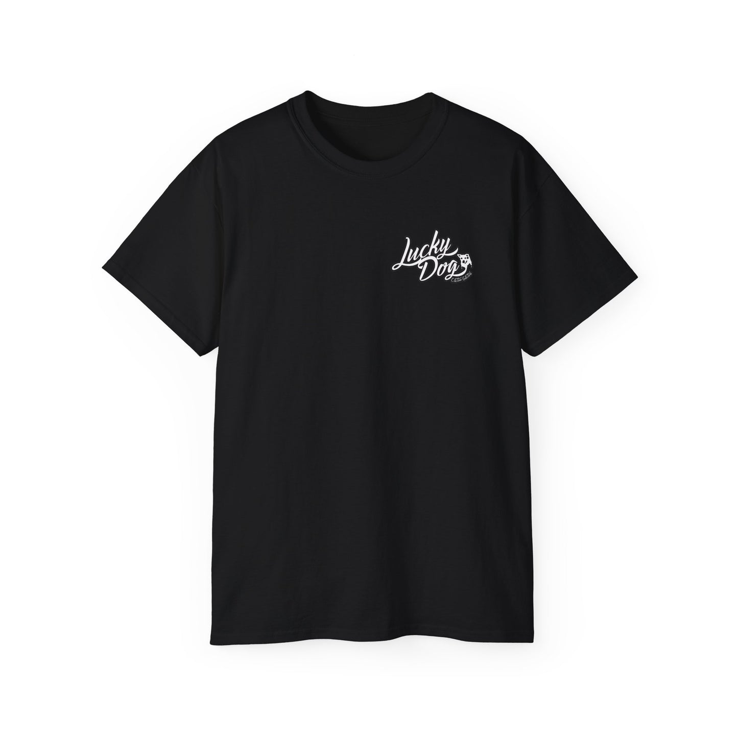 Lucky Dog Guitar Ranch Surf Rodeo Shirt Retro 80's Buckin' Bronco Guitars Beach Country Music Vintage USA