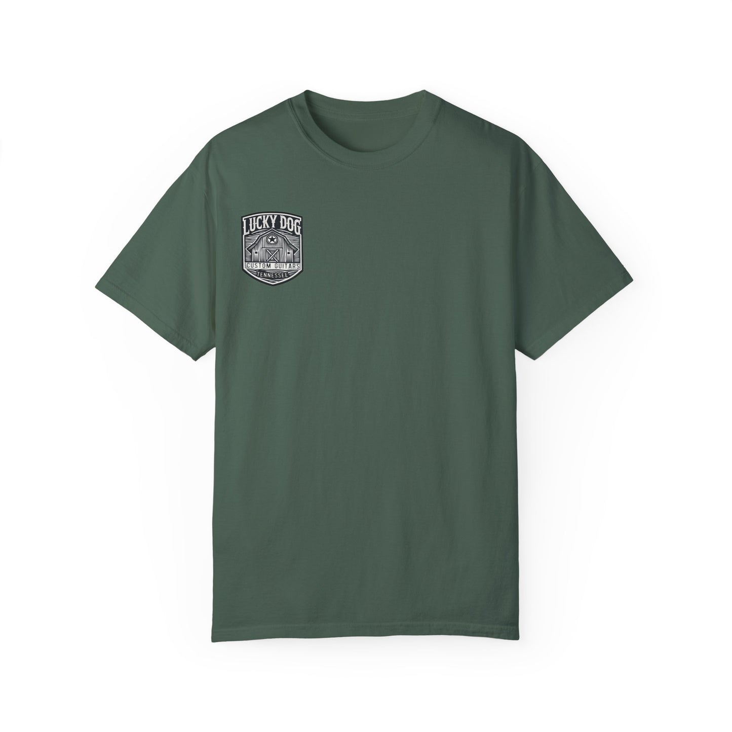 Lucky Dog 2024 Premium Comfort Colors Barn Built Eagle Tee Mountain Hollow Guitars Barn Honky Tonk T-shirt Tennessee USA