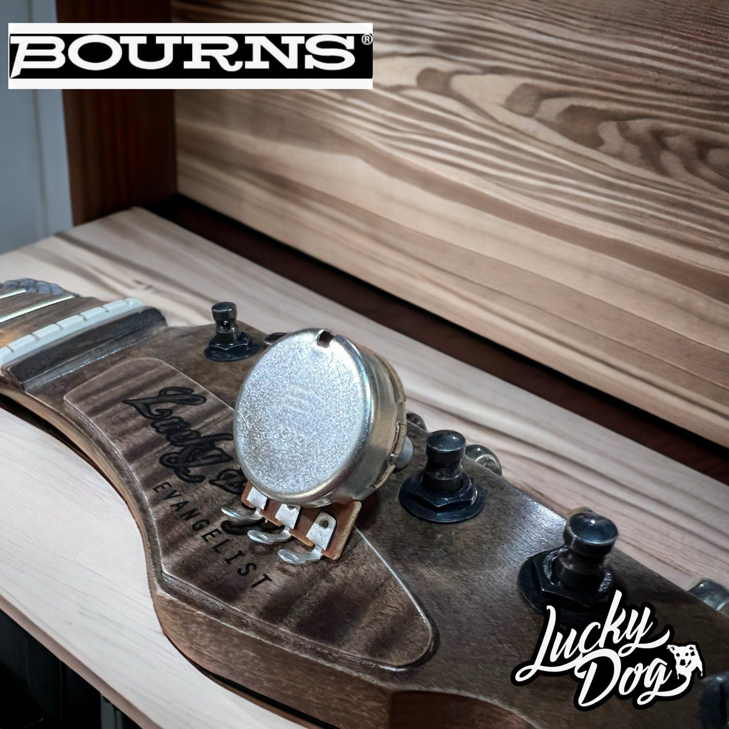 Bulk Pack (10) Bourns 250k solid shaft pot potentiometer guitar audio taper