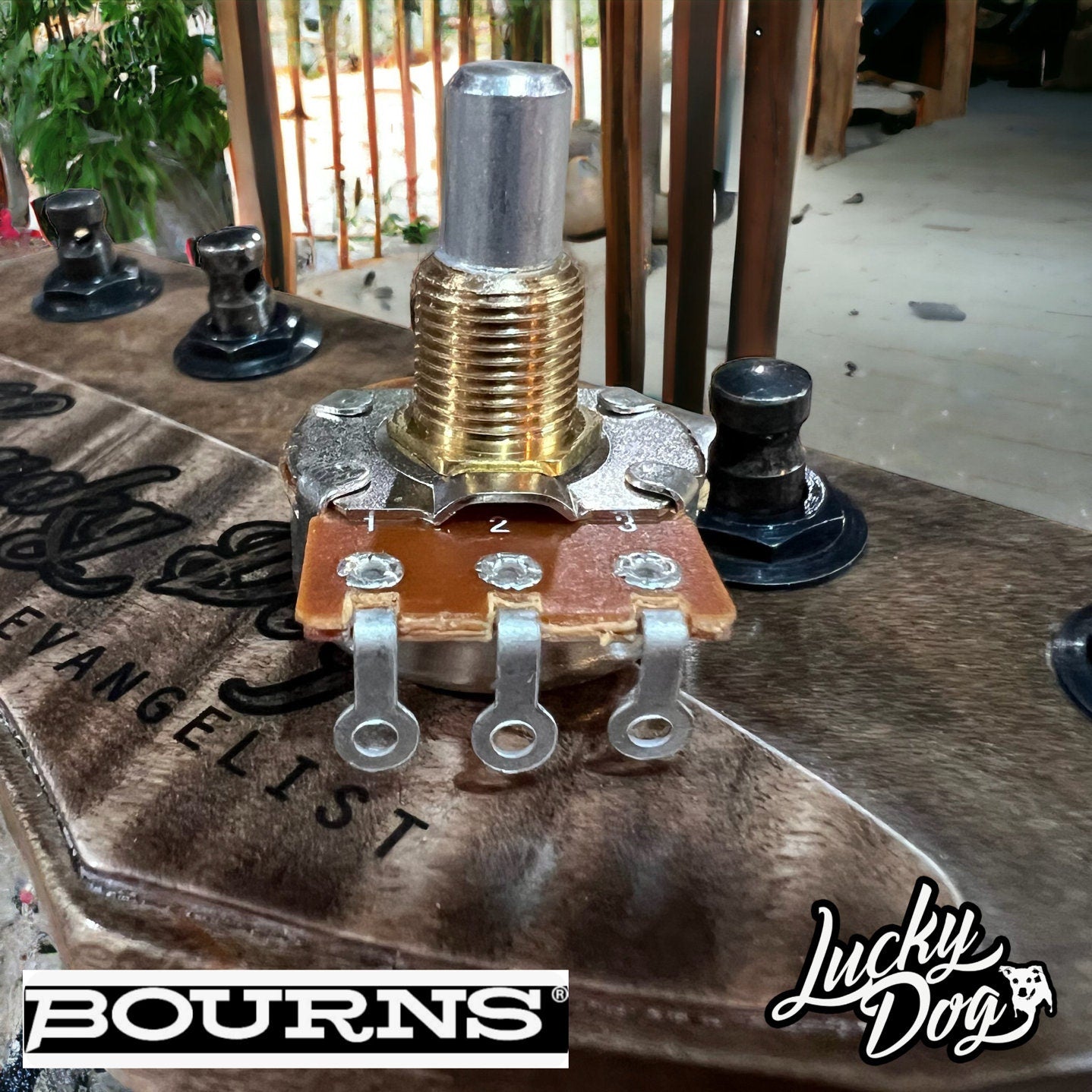 Bulk Pack (10) Bourns 250k solid shaft pot potentiometer guitar audio taper