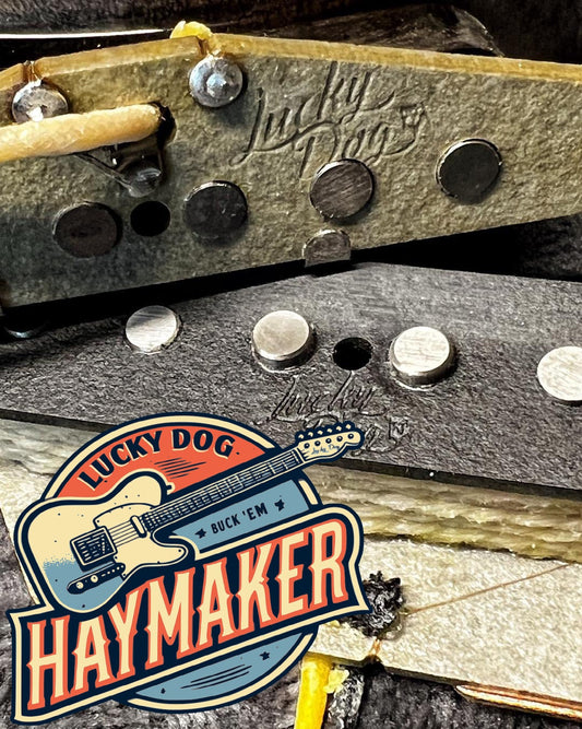 New Lucky Dog "HayMaker" Vintage Bakersfield tone tele / telecaster pickup set - upgrade pickups USA made custom wound matched pickup guitar