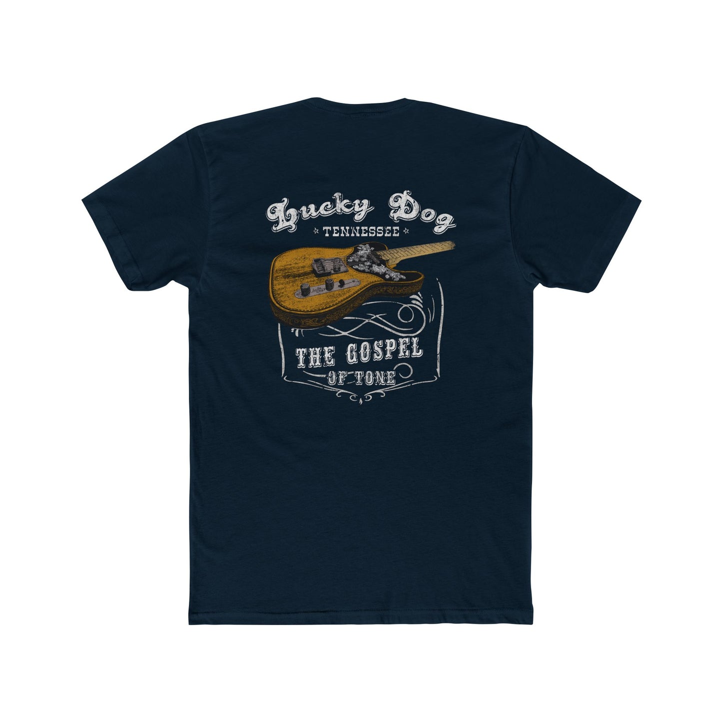 OFFICIAL Lucky Dog 2020 (BACK print) The Gospel Of Tone Retro T-shirt Custom Guitar Tennessee guitars USA