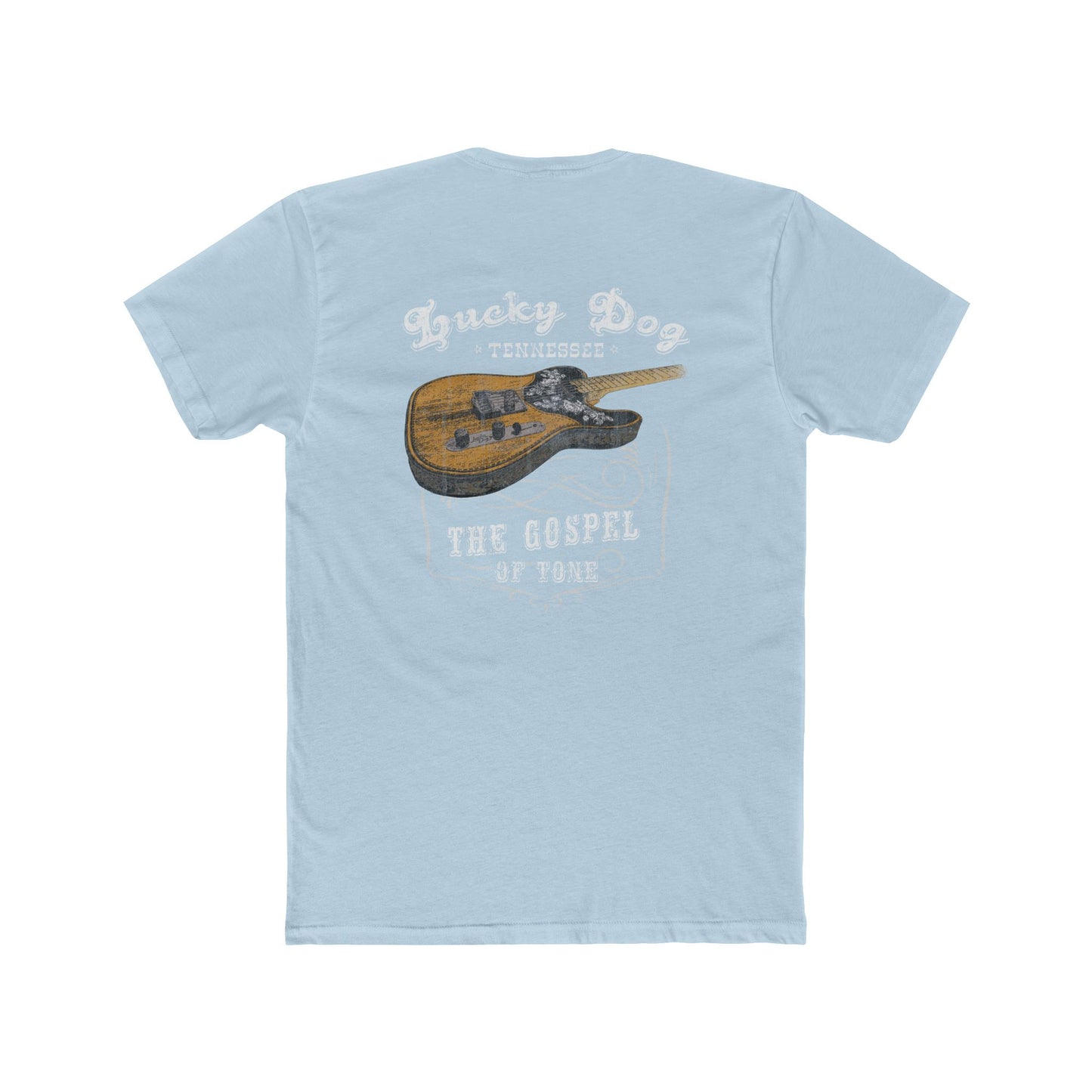 OFFICIAL Lucky Dog 2020 (BACK print) The Gospel Of Tone Retro T-shirt Custom Guitar Tennessee guitars USA