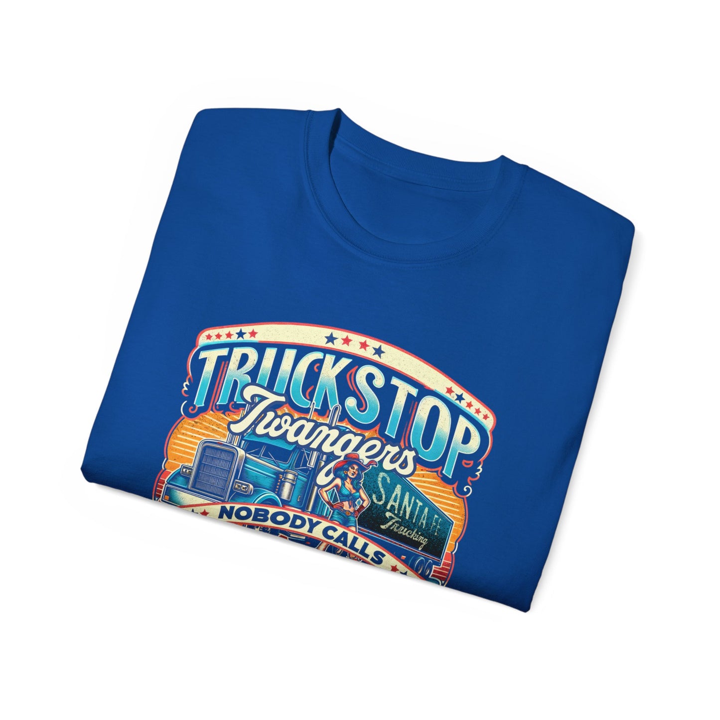 Truckstop Twangers "Nobody Calls Mama A Liar" band country music Tennessee T-shirt Mountain truckstop outdoors vintage trucker truck custom USA