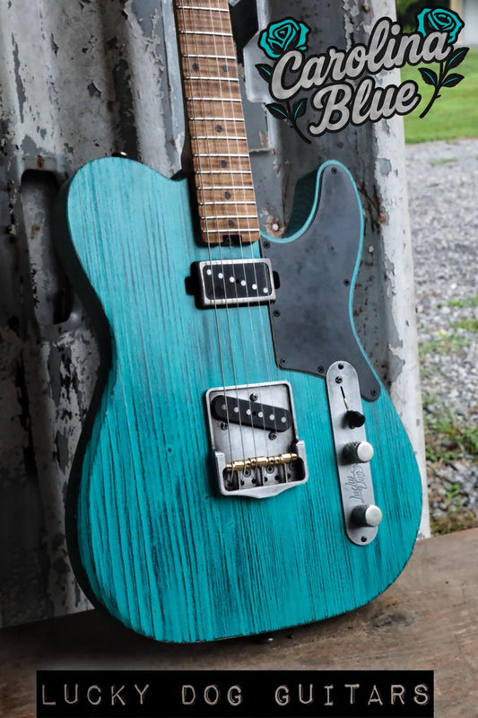 Lucky Dog Guitar Public Sale - Carolina Blue