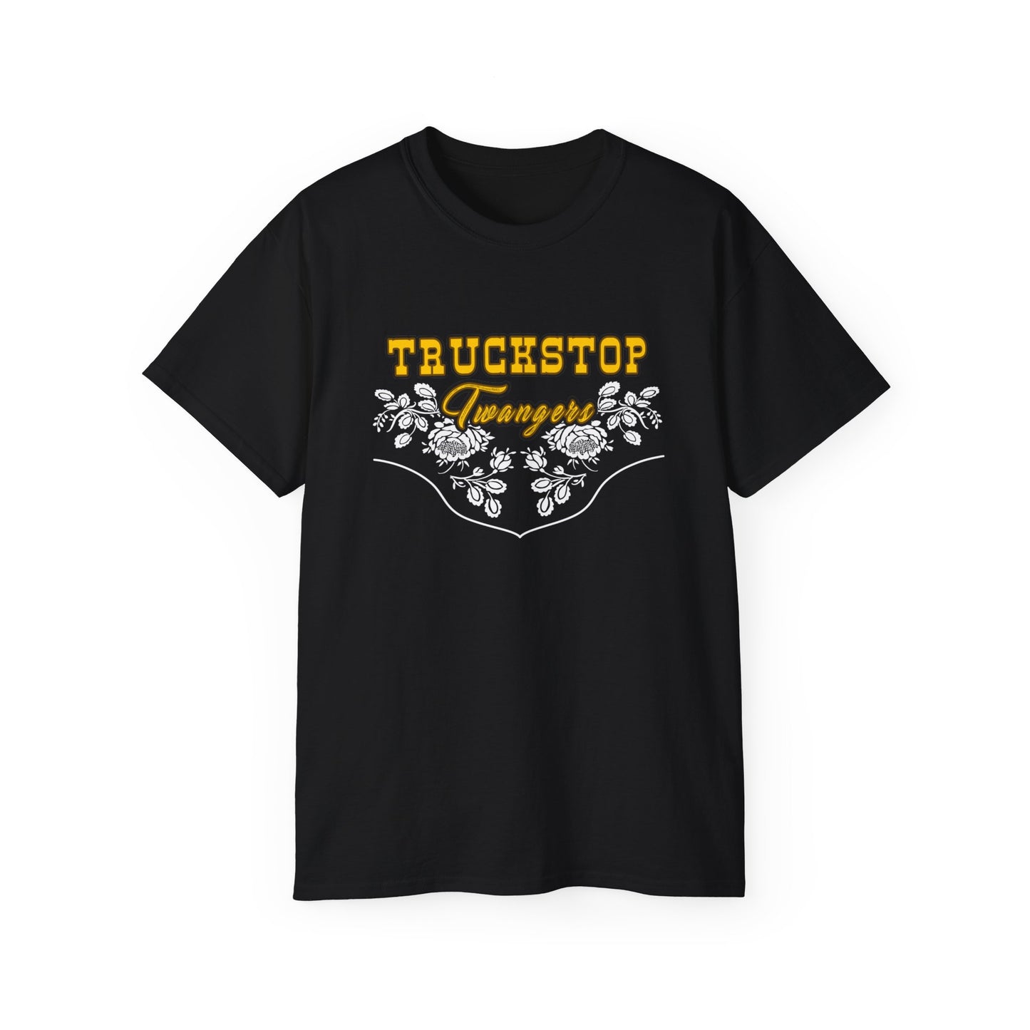 The Truckstop Twangers - Country Music T-shirt - Just Say No To Cheesy Pop Country & yes to the Twang! USA