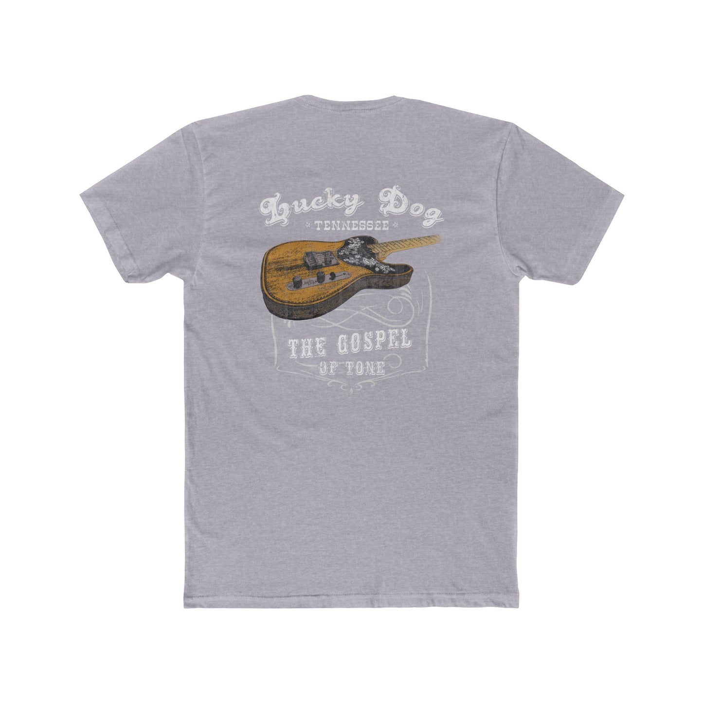 OFFICIAL Lucky Dog 2020 (BACK print) The Gospel Of Tone Retro T-shirt Custom Guitar Tennessee guitars USA